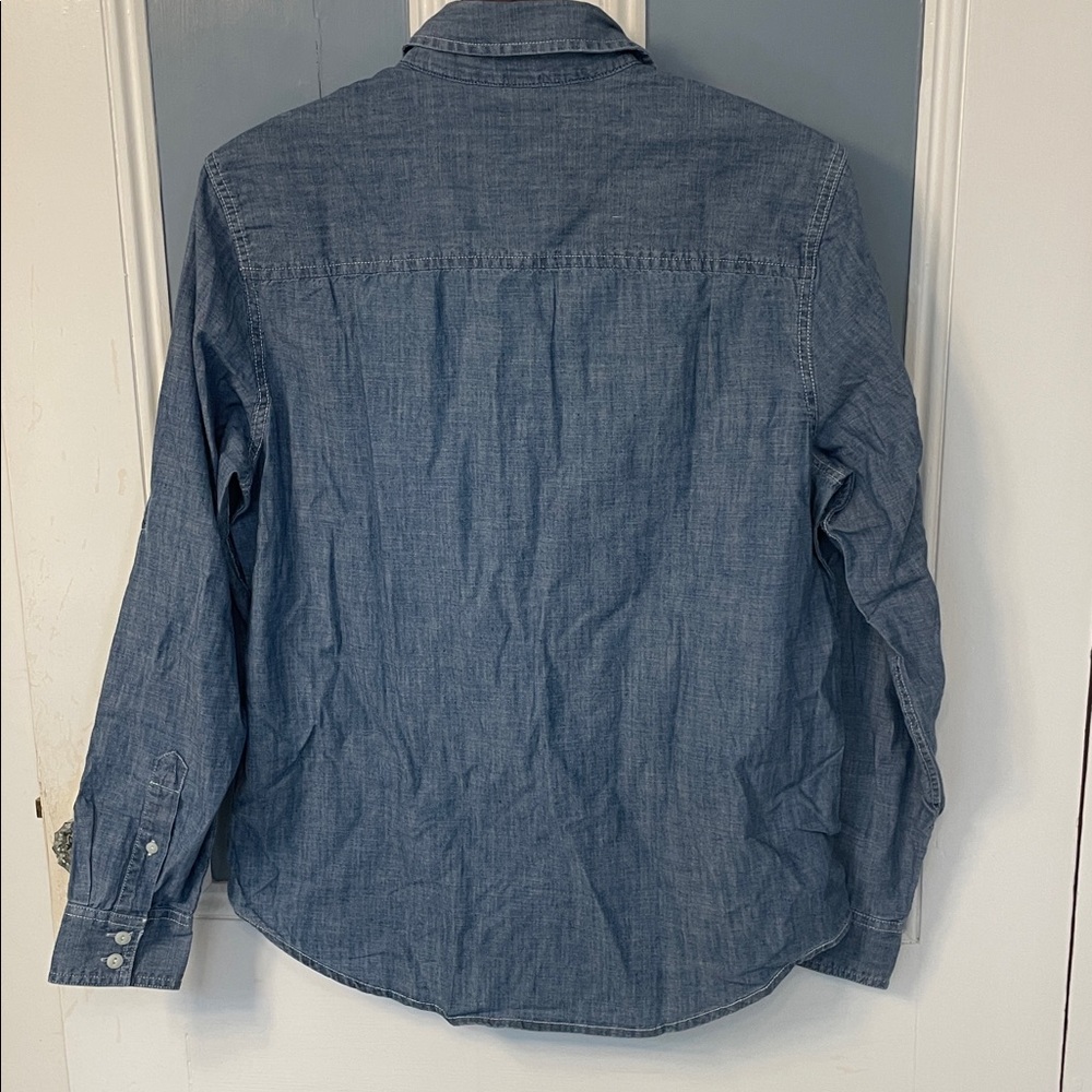 The Black Dog Celestial Chambray Button Down Shirt Classic Fit - Picture 11 of 15